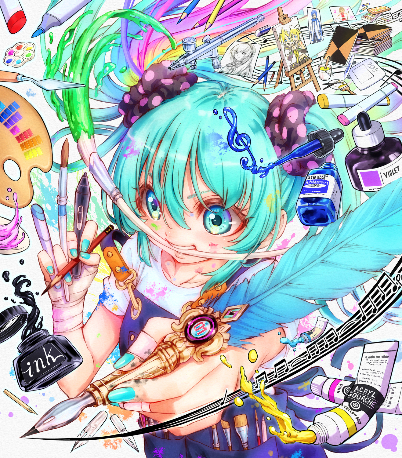 ピアプロ公式コラボコンテスト・Kodue Sakiyamaイラスト