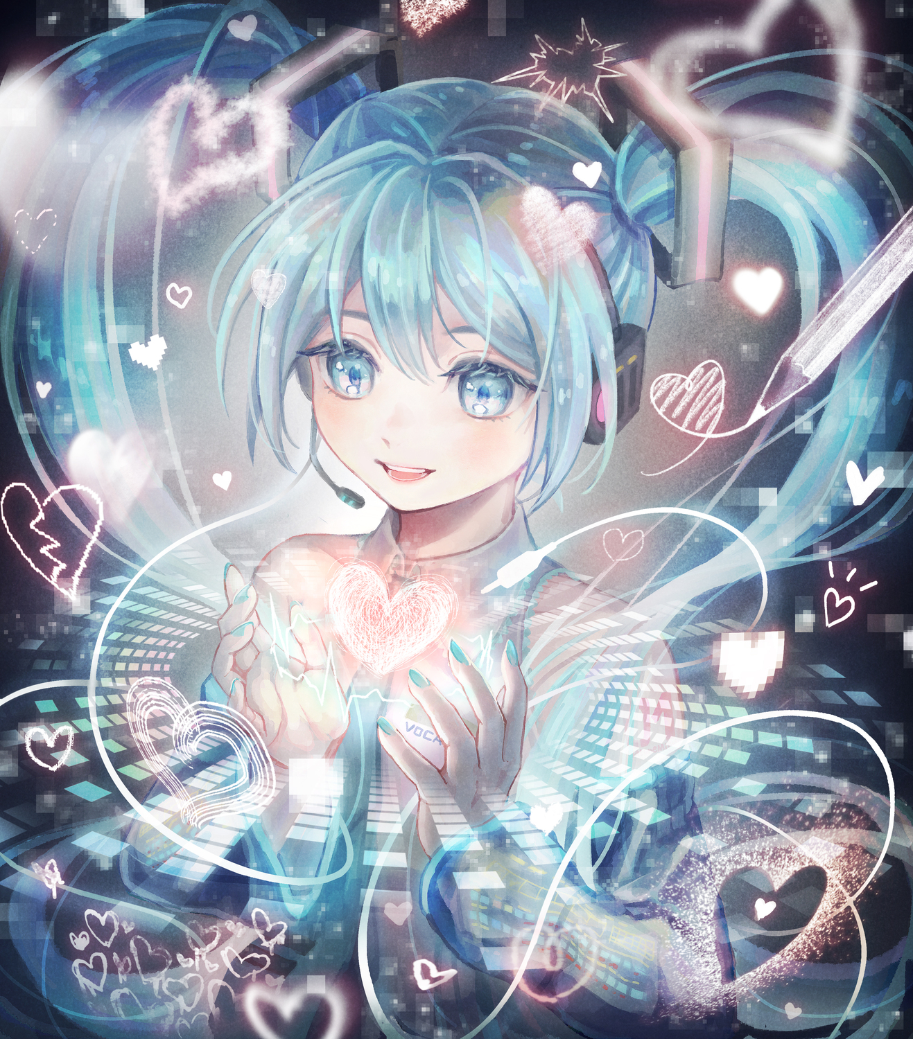 ピアプロ公式コラボコンテスト・晴まひるイラスト