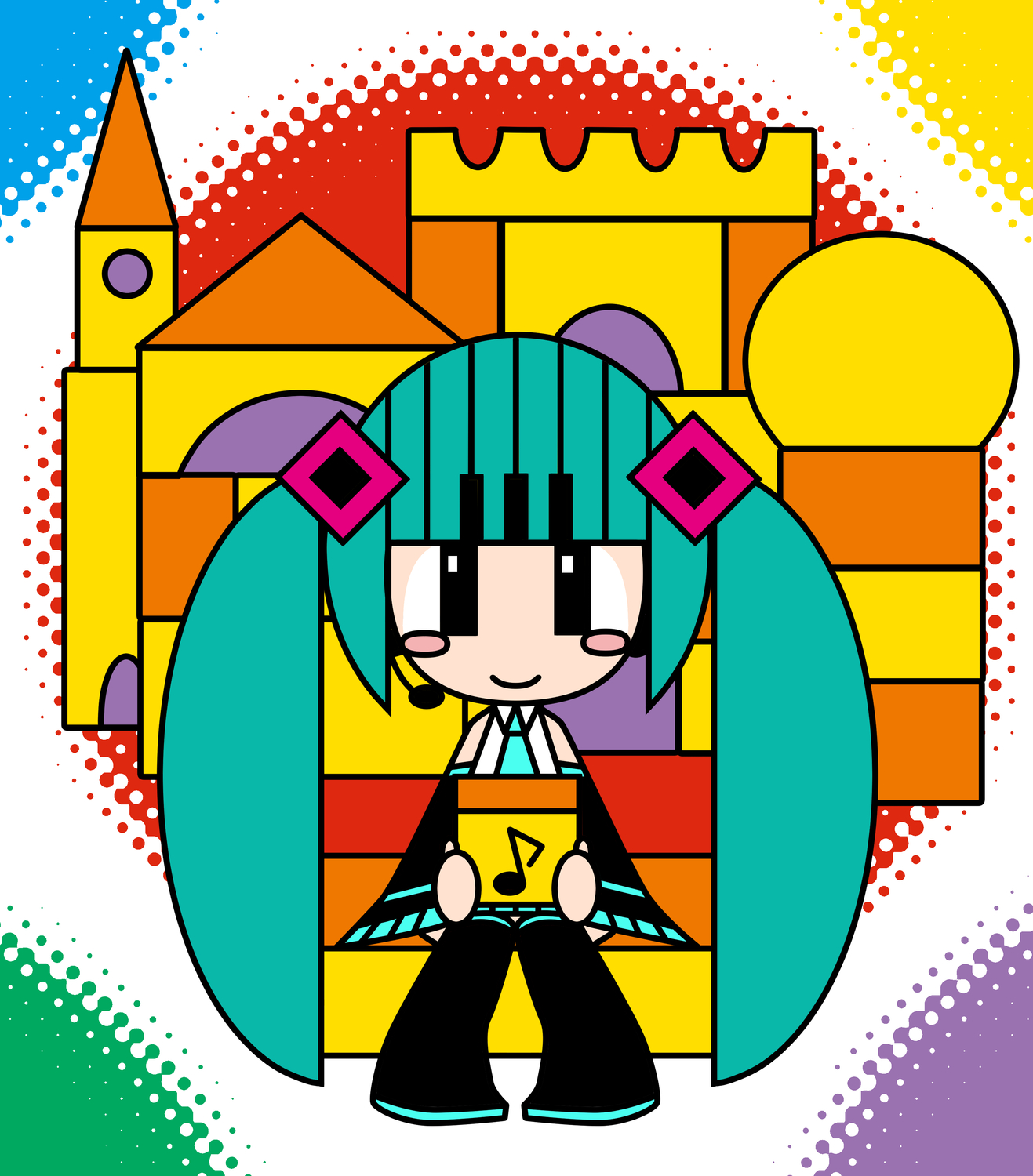 ピアプロ公式コラボコンテスト・天使鈴イラスト