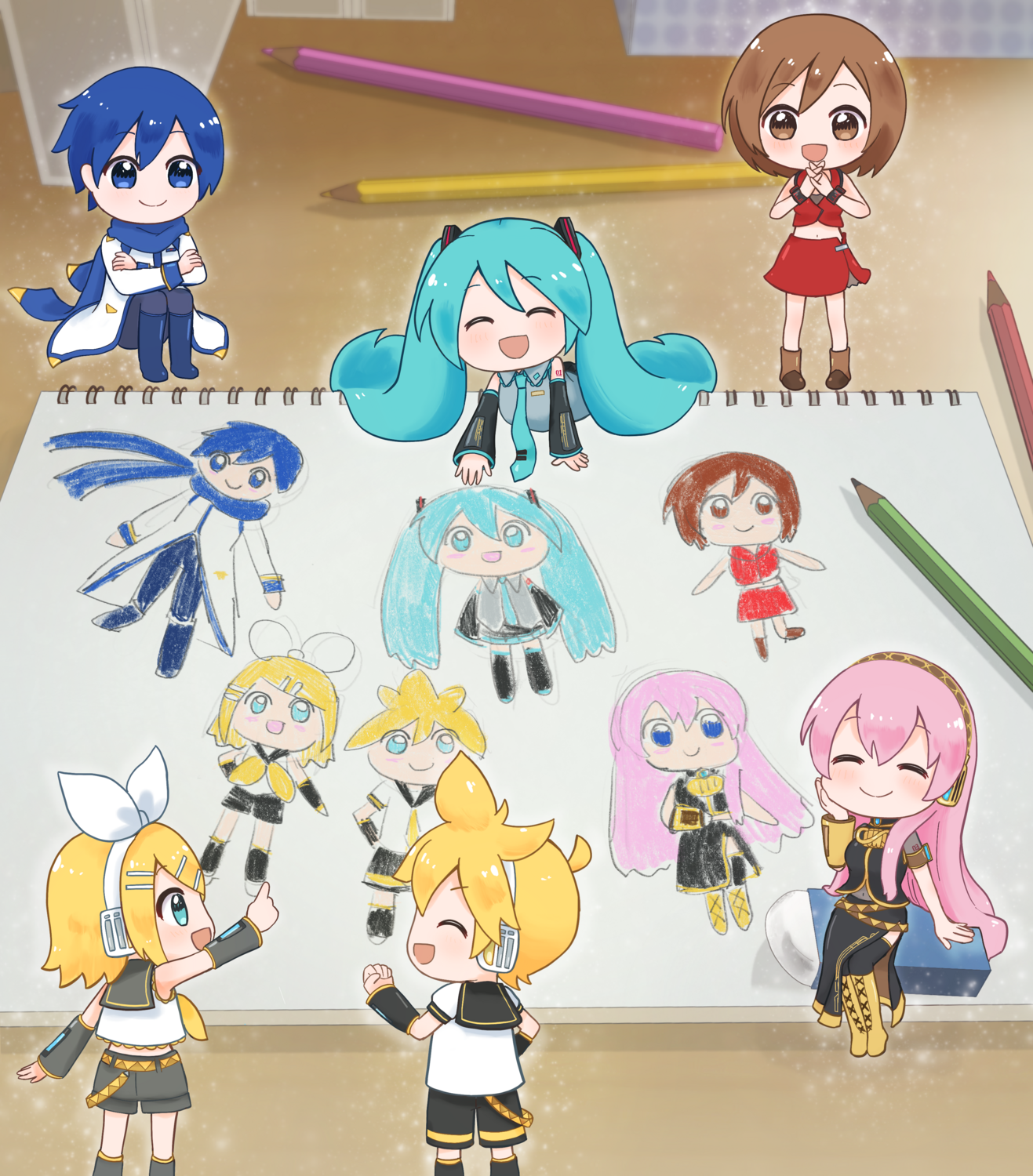 ピアプロ公式コラボコンテスト・ずみっぺイラスト