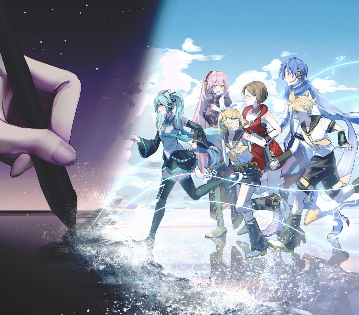 ピアプロ公式コラボコンテスト・MING_LUイラスト